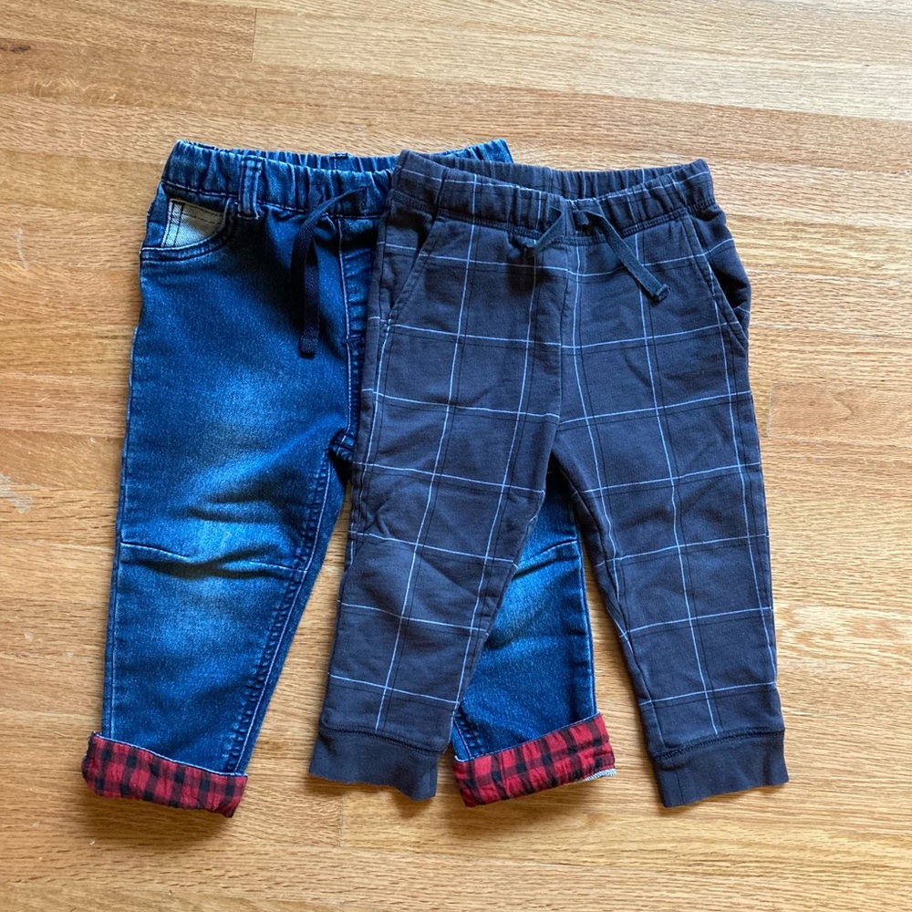 Tea Collection and First Impressions 18-24 month pants